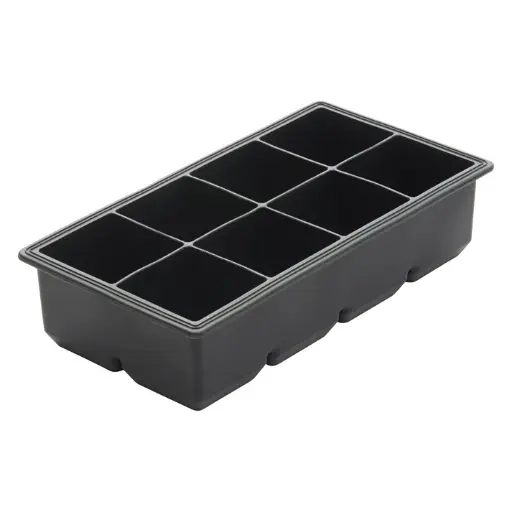 [ICCT-8R] Ice cube tray, 8 compartments