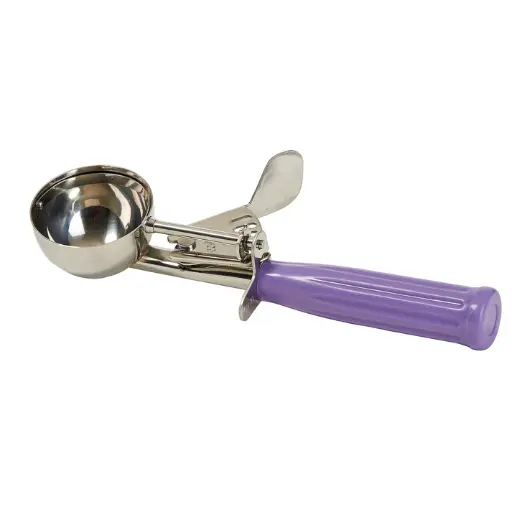[ICD-20P] Allergen-Free Stainless Steel Thumb Press Disher with Plastic Handle, Size #20