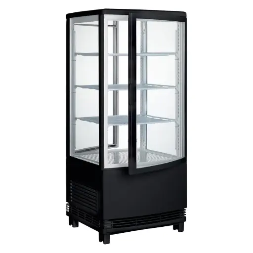 [CRD-1K]  Countertop Refrigerated Beverage Display - Black