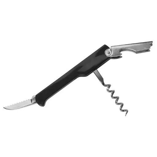 [CO-512] Waiter's Cork Screw - Black