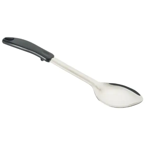 [BHOP-13] Basting Spoon with Stop-Hook Polypropylene Handle - Solid, 13"