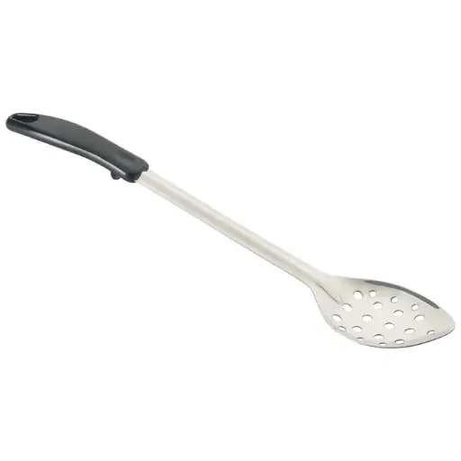 [BHPP-15] Basting Spoon with Stop-Hook Polypropylene Handle - Perforated, 15"