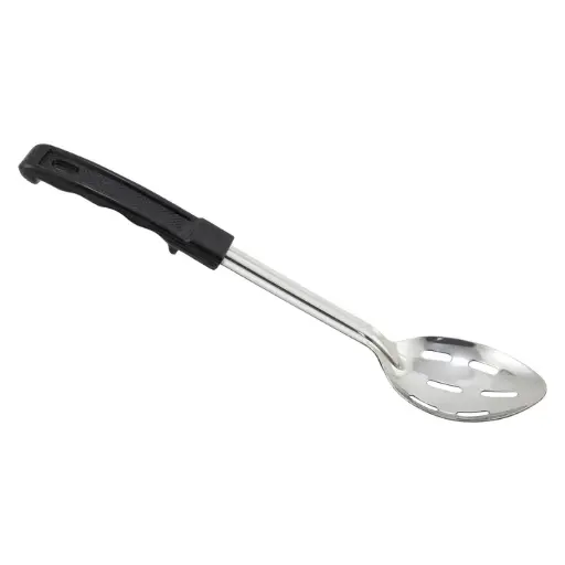 [BHSN-13] Winco Prime Basting Spoon with Stop-Hook ABS Handle - Slotted, 13"