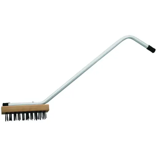 [BR-31] Commercial Broiler Wire Brush with 31" Handle