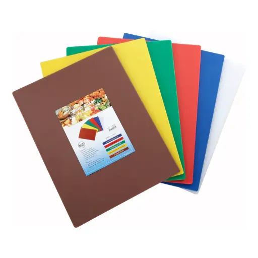 [CBST-1218] Cutting Boards, Set of 6 Colors - 12 x 18 x 1/2