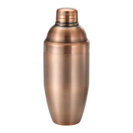 [BASS-24AC] After5 24 oz Bar Shaker, 3 Piece Set, Antique Copper