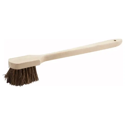 [BRP-20] Pot Brush with Wooden Handle - 20"