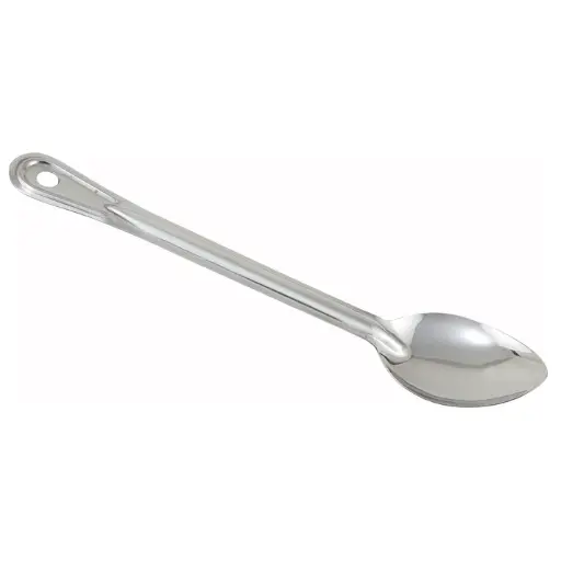 [BSON-13] Winco Prime One-piece Stainless Steel Basting Spoon, NSF - Solid, 13"