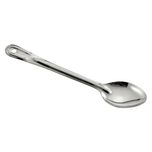 [BSOT-11H] Heavy-Duty Basting Spoon, Stainless Steel, 1.5mm - Solid, 11"