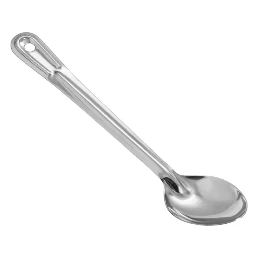 [BSOT-13H] Heavy-Duty Basting Spoon, Stainless Steel, 1.5mm - Solid, 13"