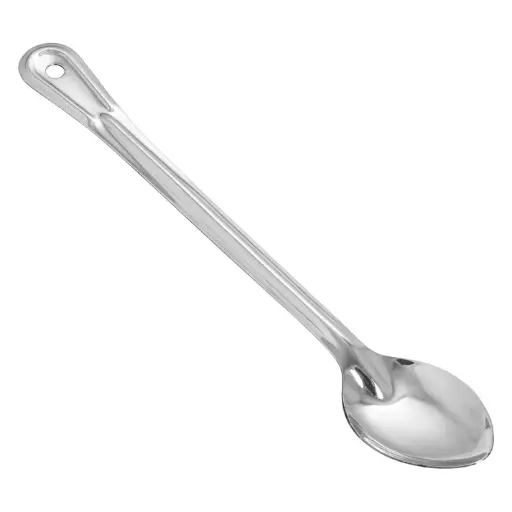 [BSOT-15H]  Heavy-Duty Basting Spoon, Stainless Steel, 1.5mm - Solid, 15"