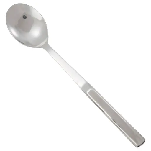 [BW-SS1] 11-3/4" Solid Spoon, Hollow Handle, Stainless Steel