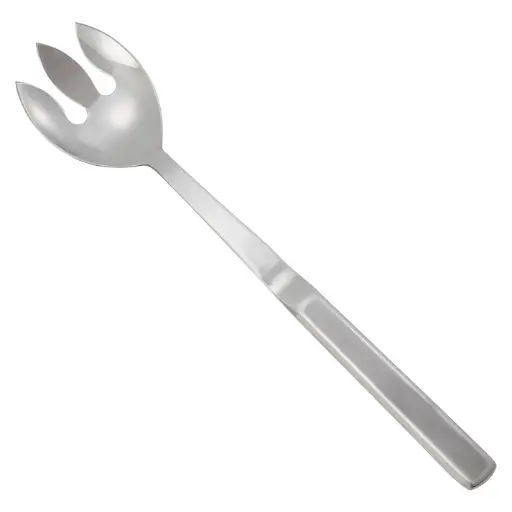 [BW-NS3] 11-3/4" Notched Spoon, Hollow Handle, Stainless Steel