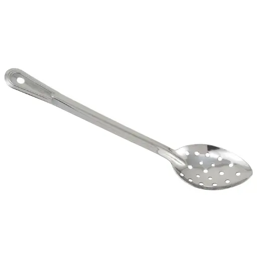 [BSPN-13] Winco Prime One-piece Stainless Steel Basting Spoon, NSF - Perforated, 13"