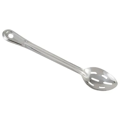 [BSSN-15] Winco Prime One-piece Stainless Steel Basting Spoon, NSF - Slotted, 15"