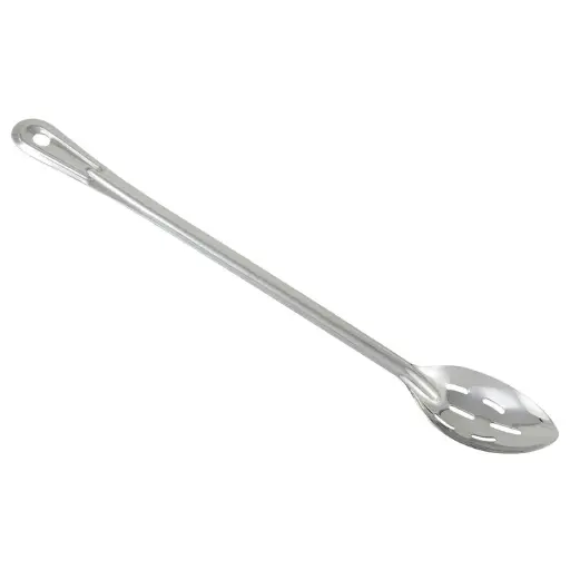 [BSSN-18]  Winco Prime One-piece Stainless Steel Basting Spoon, NSF - Slotted, 18"
