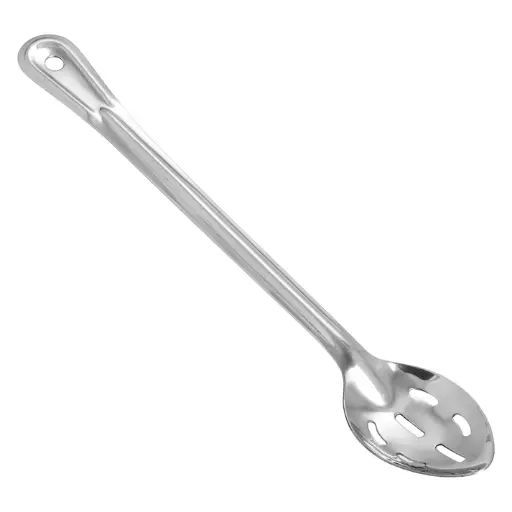 [BSST-15H] Heavy-Duty Basting Spoon, Stainless Steel, 1.5mm - Slotted, 15"