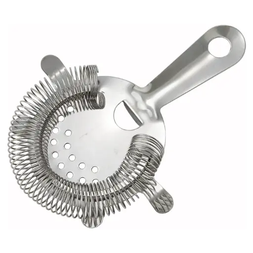[BST-4P] Bar Strainer, 4 Prongs, Stainless Steel