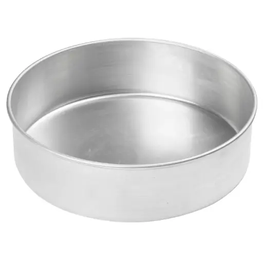 [ACP-122] Round Layer Cake Pan, Aluminum - 12" Dia x 3" H