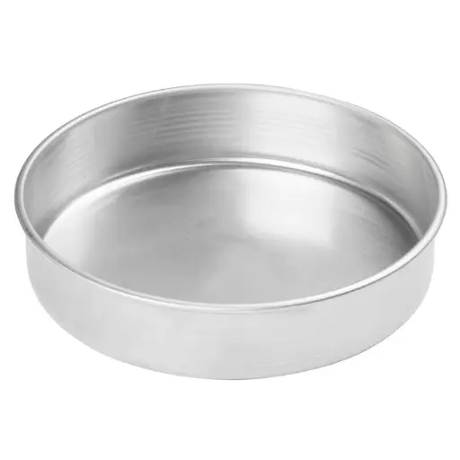[ACP-092] Round Layer Cake Pan, Aluminum - 9" Dia x 2" H