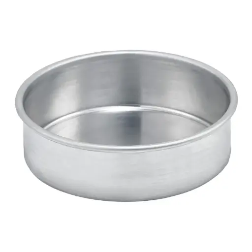 [ACP-062] Round Layer Cake Pan, Aluminum - 6" Dia x 2" H