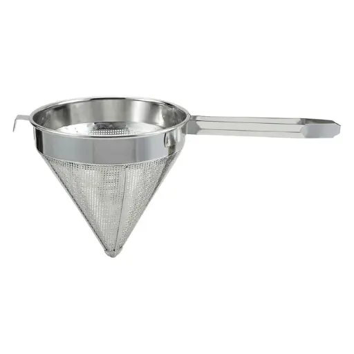 [CCS-12C] Stainless Steel China Cap Strainer - 12", Coarse