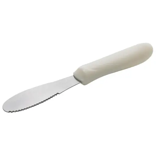 [TWP-31G] Sandwich Spreader, White PP Hdl, 3-5/8" x 1-1/4" Blade