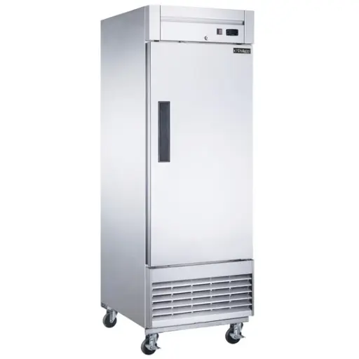 [D28F] Single Door Commercial Freezer in Stainless Steel