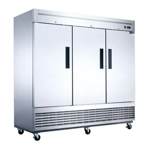 [D83F] 3-Door Commercial Freezer in Stainless Steel