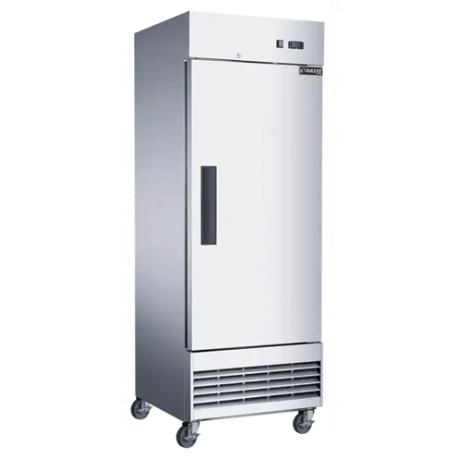 [D28ER] Compact Single Door Commercial Refrigerator in Stainless Steel