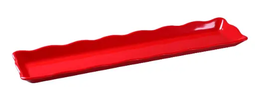 [DC-6021R] Yanco Deli Scallop Edged Display Tray 