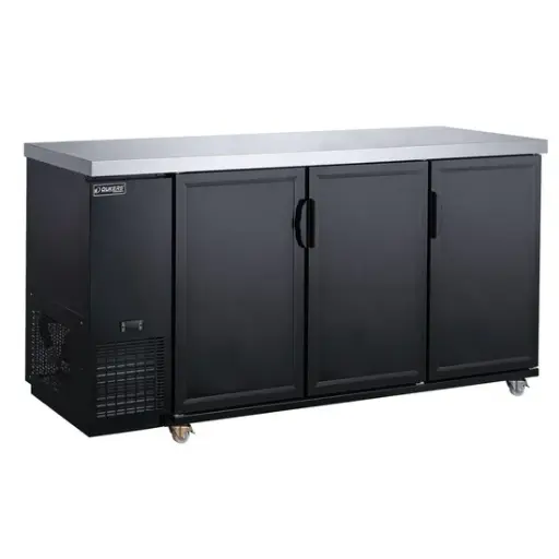 [DBB72-M3] 3-Door Bar and Beverage Cooler (Solid Doors)