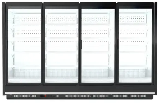 Hinged Doors Display -Freezer- / 4 Doors / 34"