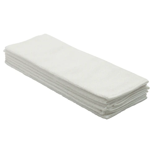 [BTM-16W] Microfiber Towel, 16" x 16", 6 Pack - White