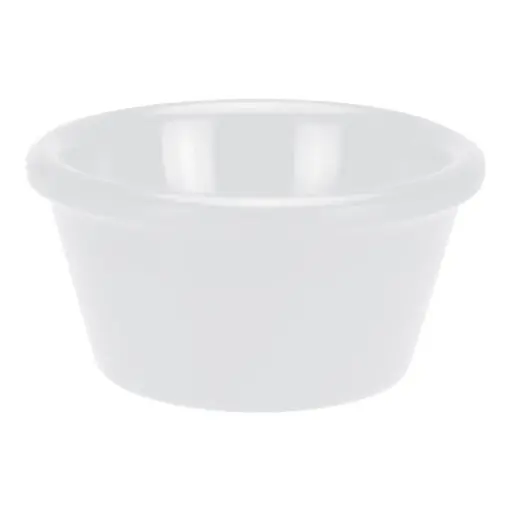 [RP-4W-SV1] Melamine Ramekin, Plain -  4 Oz / white