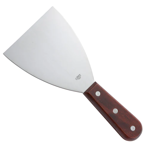 [TN54] Scraper, Wooden Handle, 4-7/8" x 4" Blade