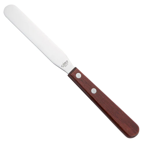 [TNS-4]  Bakery Spatula, Wooden Handle - 4" x 11/16"