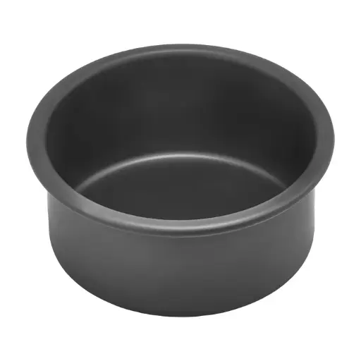 [HAC-042-SV1] Round Cake Pan, Anodized Aluminum / 4"