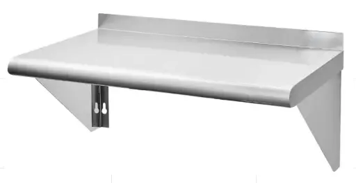[WMS-1472-SV1] Wall Mount Shelf with 1.5" Lid Up. 18GA.430S/S / 14" x 72"