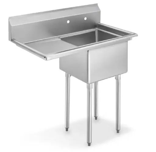 [LJ1416-1L-SV1] L&J LJ1416-1R 31" 1 Compartment Sink / Left Drainboard