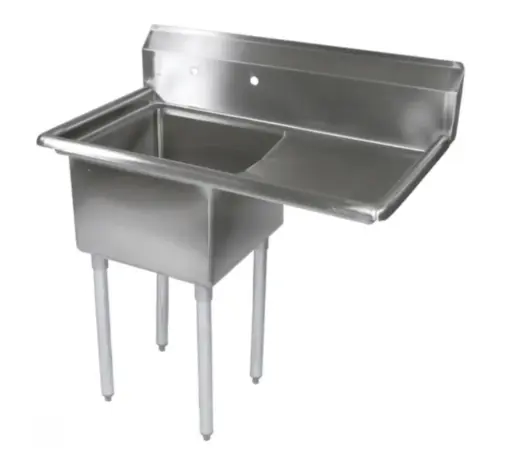 [LJ1515-1R-SV1] L&J LJ1515-1R 33" 1 Compartment Sink / Right Drainboard