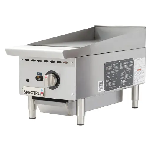 [NGGD-12T-SV1] Spectrum Natural Gas Griddle with Thermostatic Controls / 12"