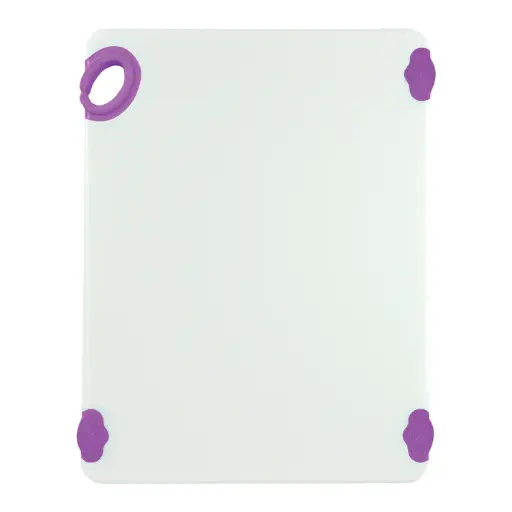 [CBN-1520PP-SV1] STATIK BOARD Cutting Boards, Colored - 15 x 20, / White/Purple