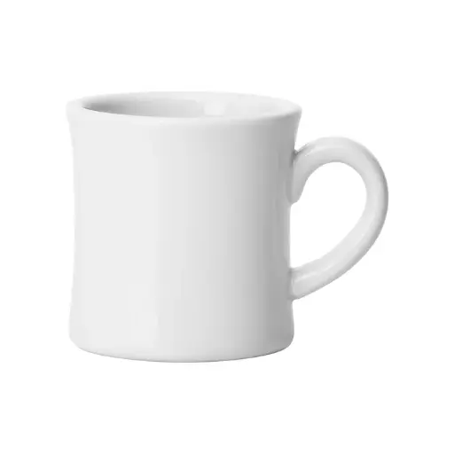 [BMC-75-SV1] Bulawayo Mug, 12 oz, White Porcelain, 36 Pieces/Case / 7-1/2 Oz