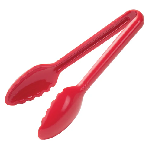 [CVST-6R] Curv Serving Tongs - 6", Red