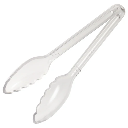[CVST-9C] Curv Serving Tongs - 9", Clear