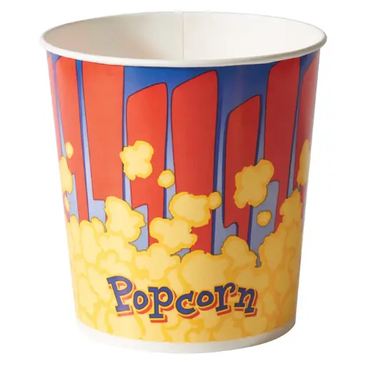 [41430CS-SV1] BenchmarkUSA Popcorn Tubs - QTY 500 boxes/case / 130