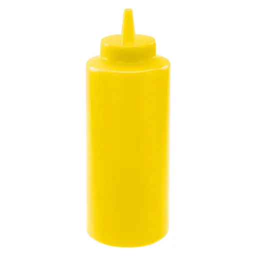 [PSB-12Y-SV1] Regular Squeeze Bottles - 12 oz / Yellow