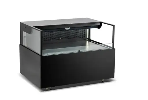 [MDS120] Marchia MDS120 48" Low Profile Black Horizontal Open Display Case 